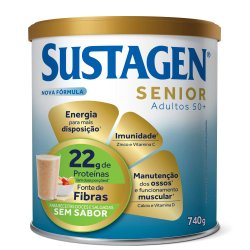 Complemento Alimentar Sustagen Senior Sem Sabor Lata 740g