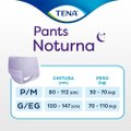 ROUPA ÍNTIMA TENA PANTS NOTURNA G/EG COM 24 UNIDADES