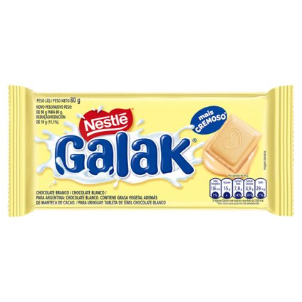 CHOCOLATE BRANCO NESTLE GALAK 80G